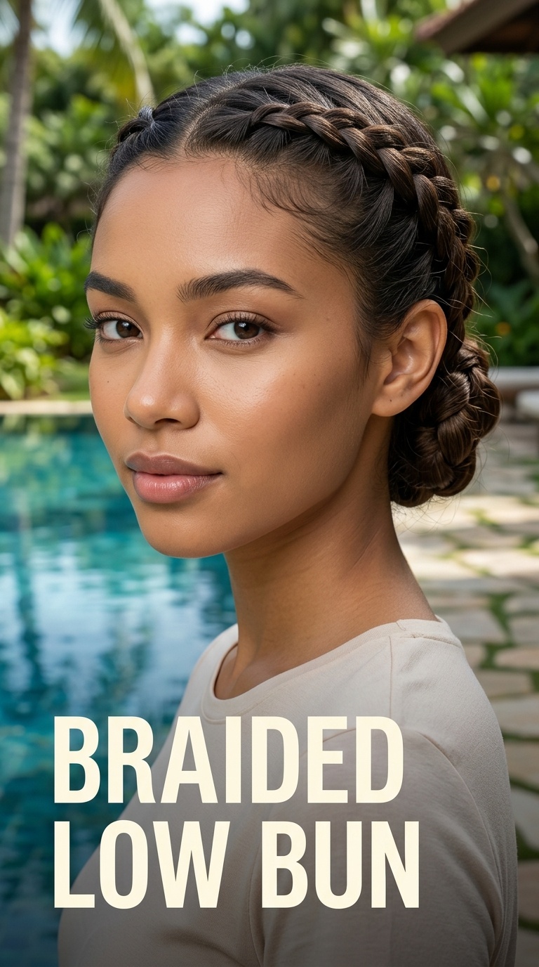 Braided Low Bun