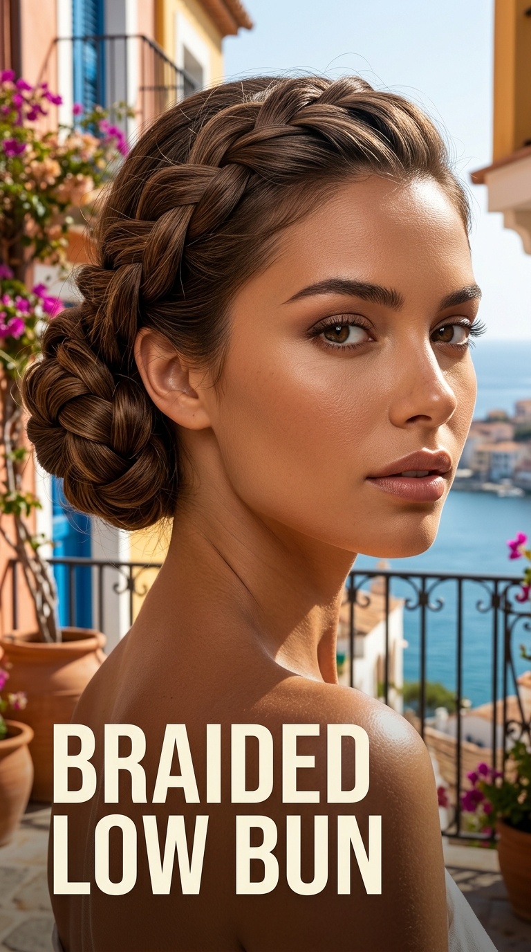 Braided Low Bun