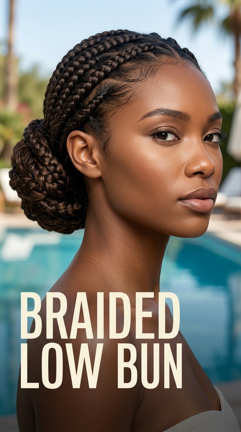 Braided Low Bun