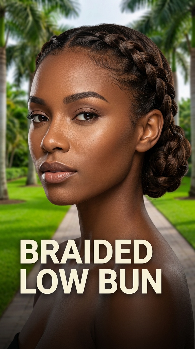 Braided Low Bun