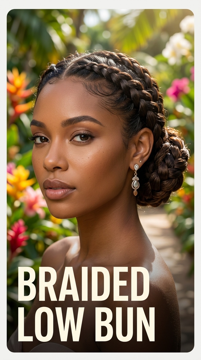 Braided Low Bun