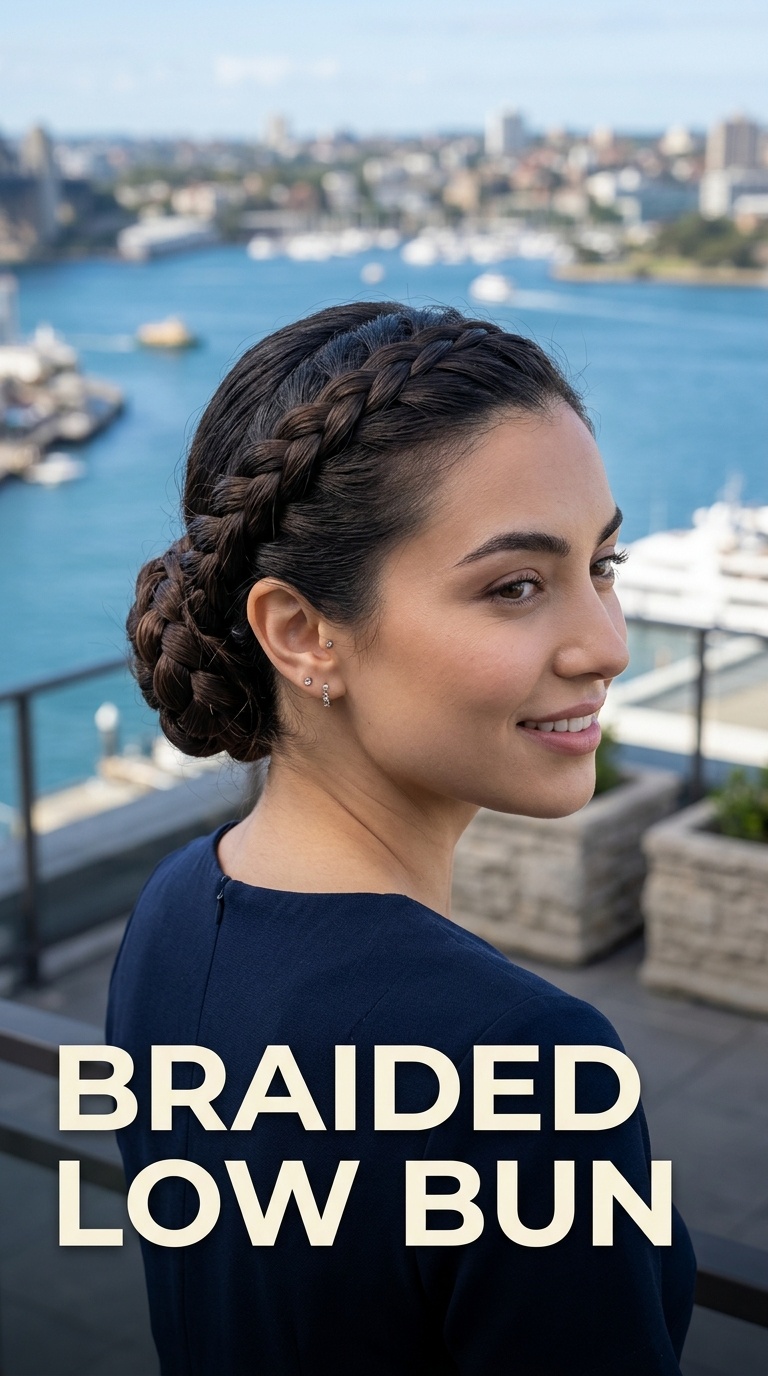 Braided Low Bun