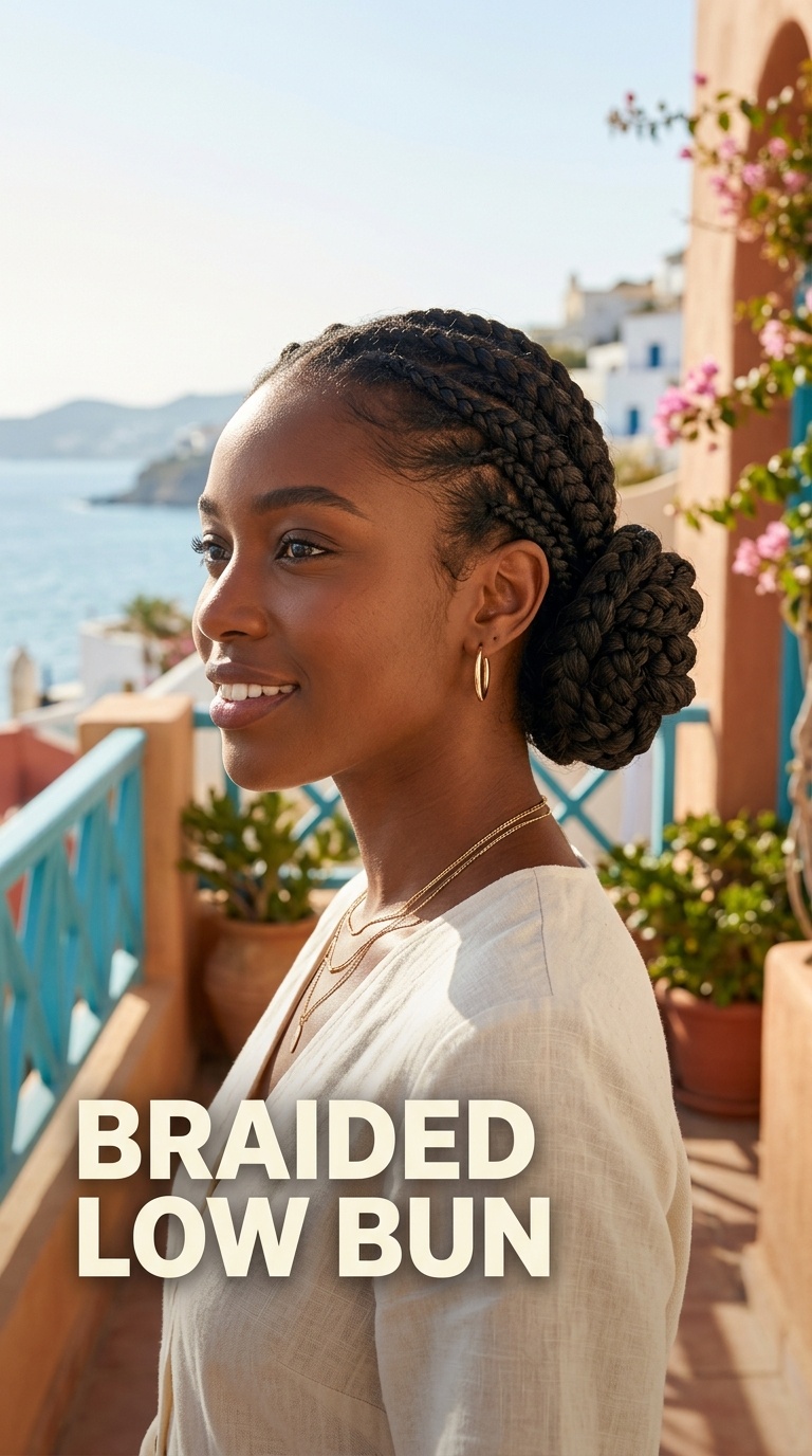 Braided Low Bun
