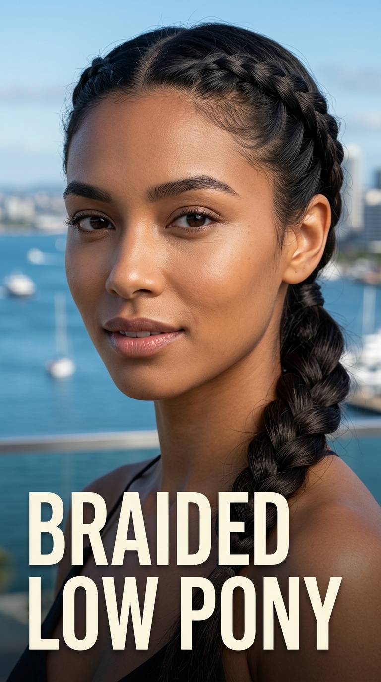 Braided Low Pony