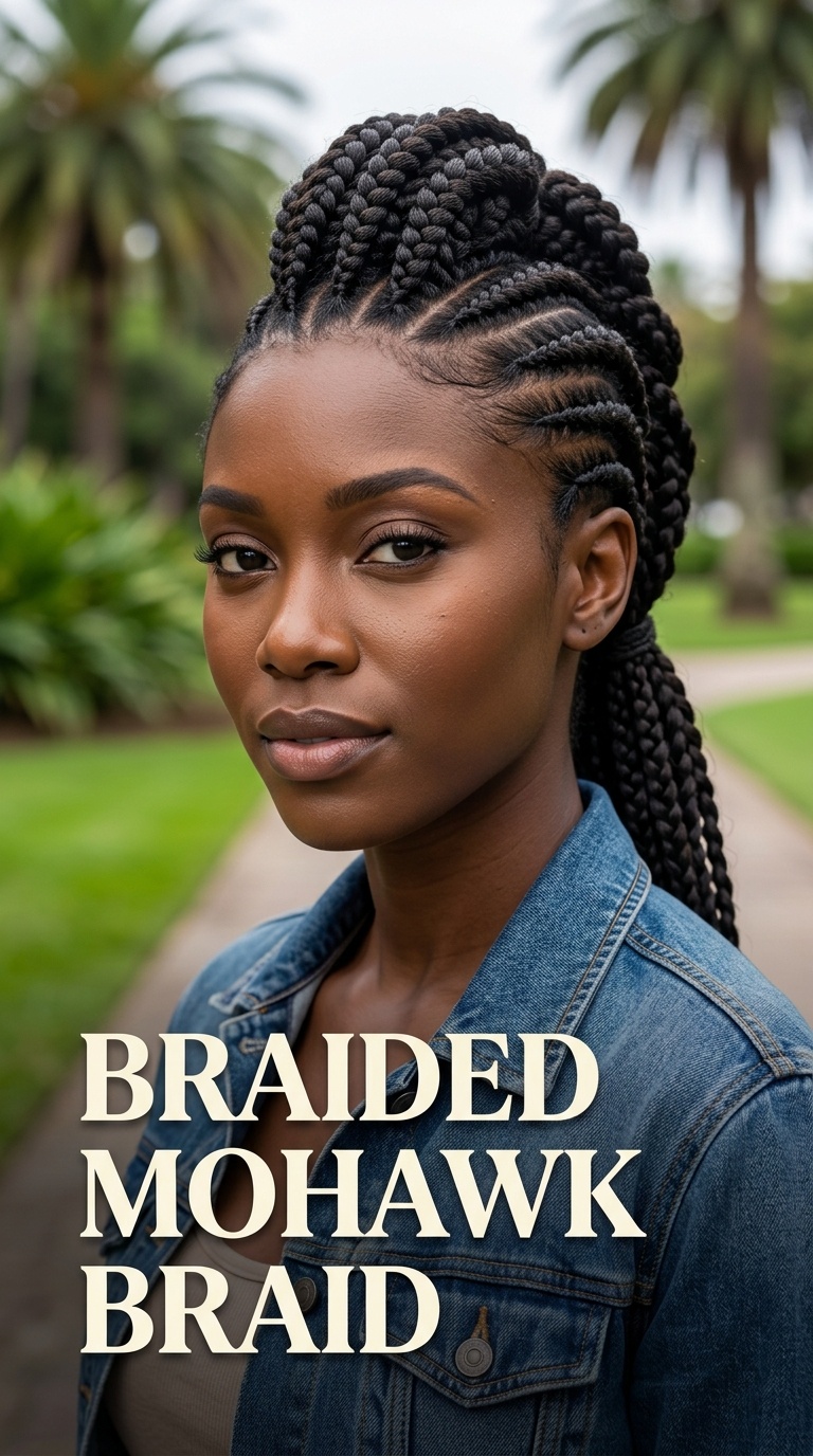 Braided Mohawk Braid