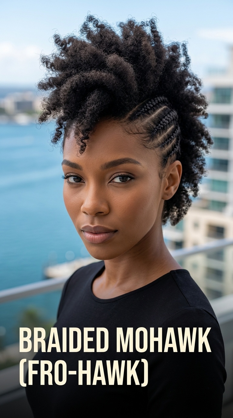 Braided Mohawk (Fro-hawk)