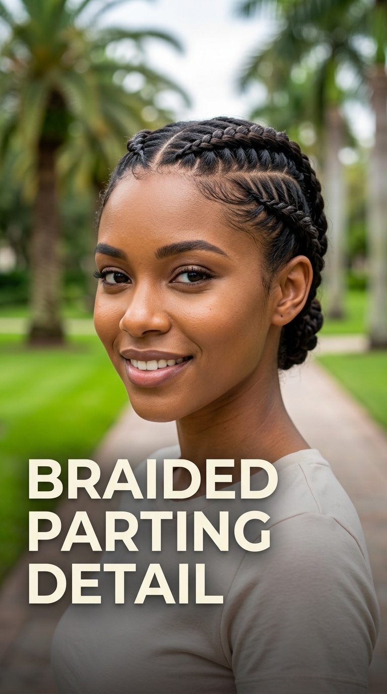 Braided Parting Detail