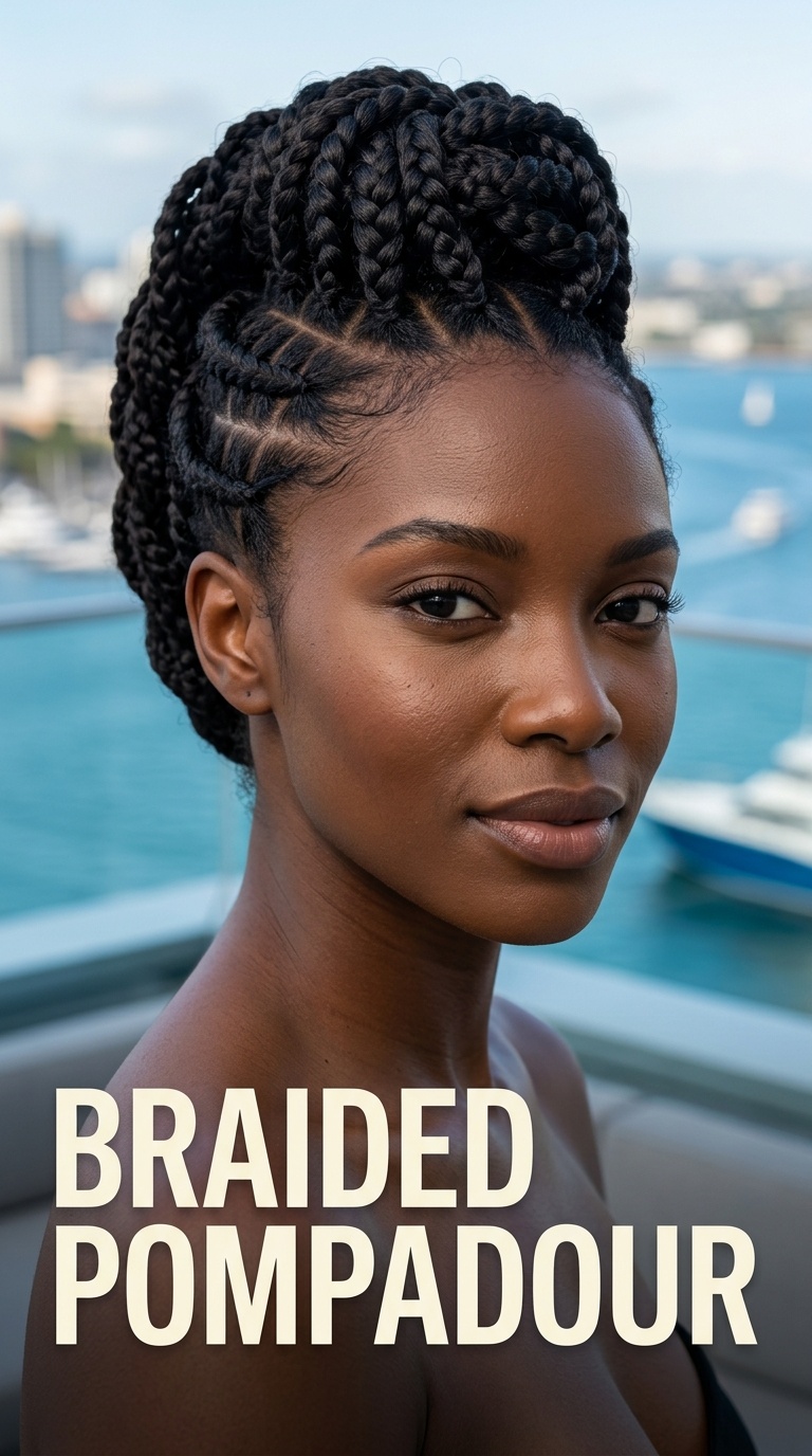 Braided Pompadour