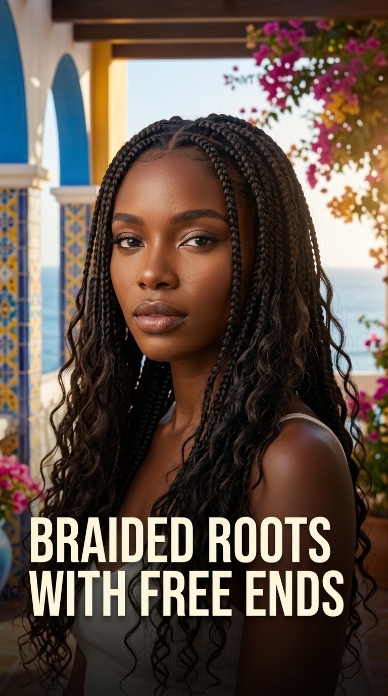 Braided Roots with Free Ends