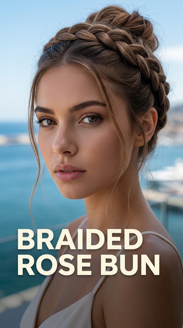 Braided Rose Bun
