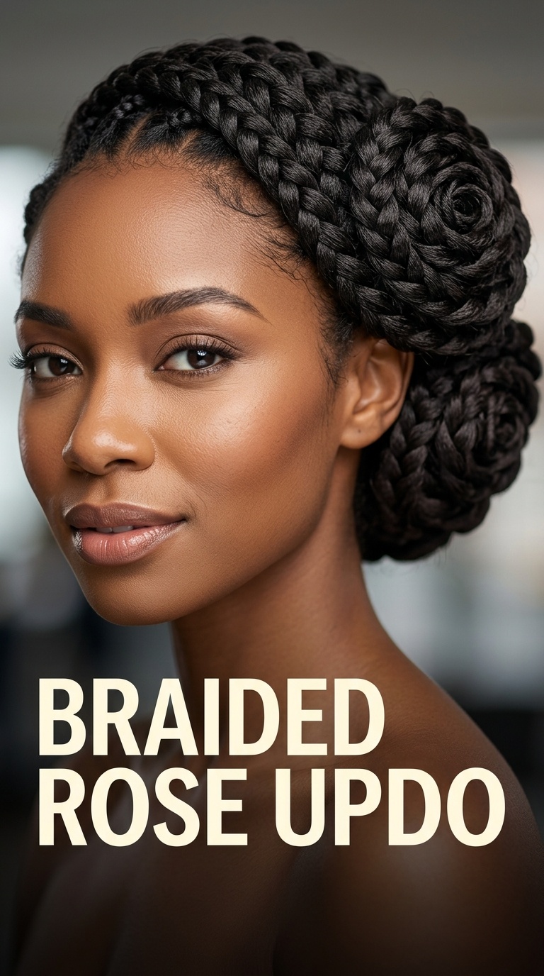 Braided Rose Updo