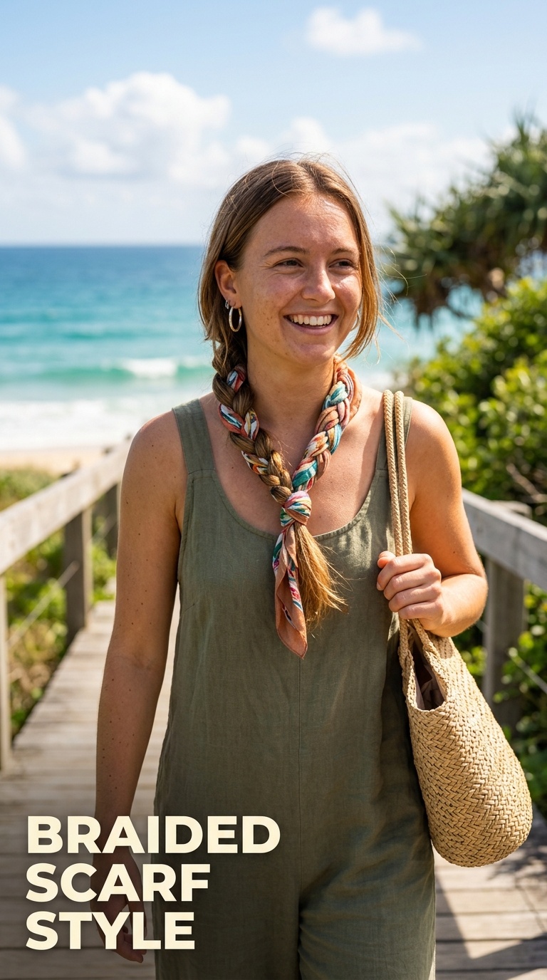 Braided Scarf Style