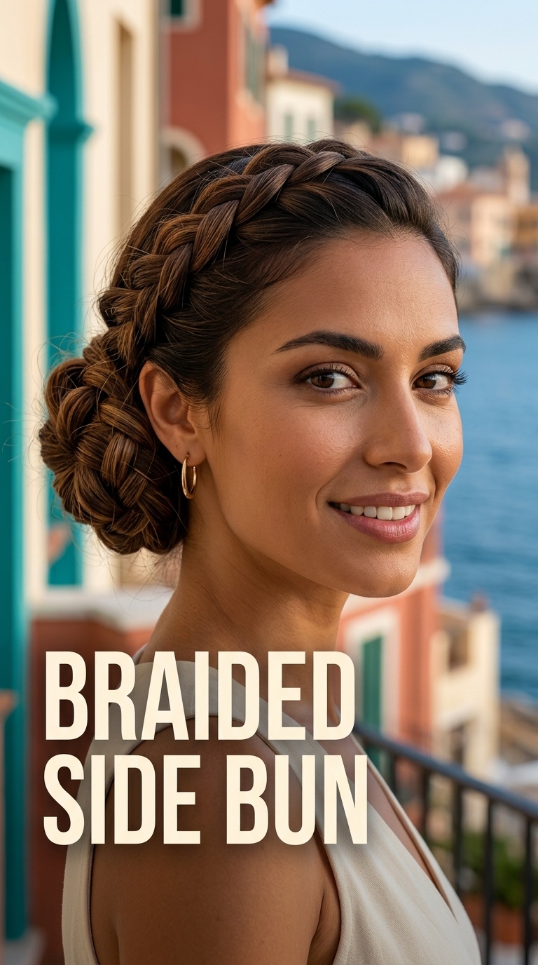 Braided Side Bun