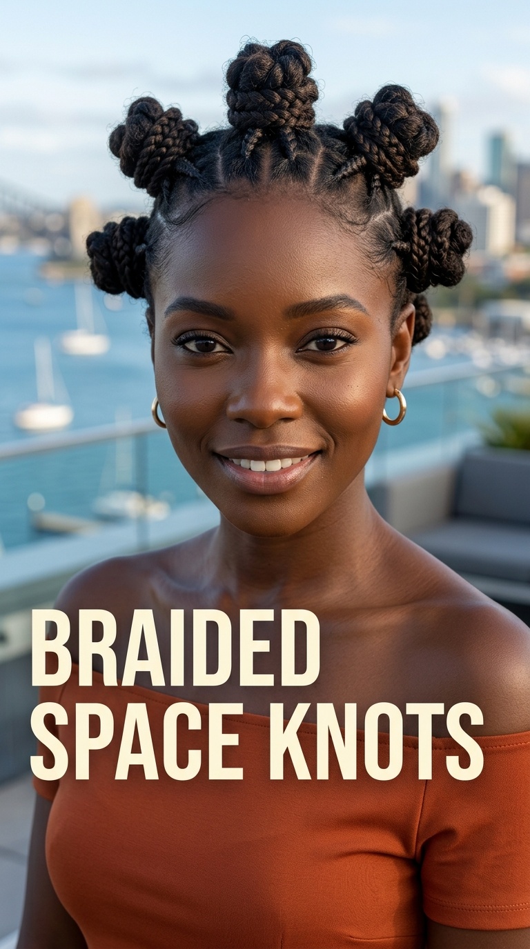 Braided Space Knots