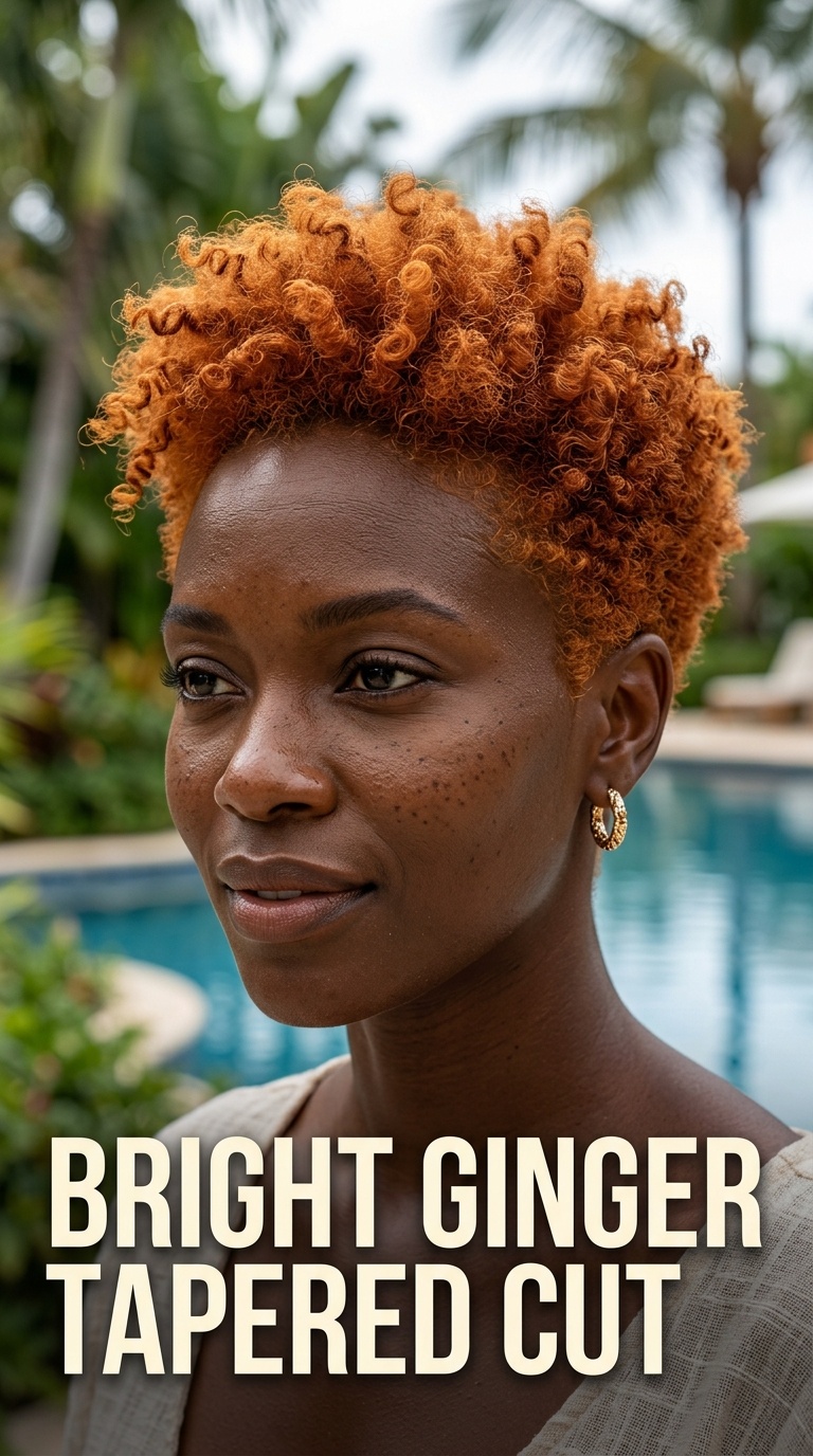 Bright Ginger Tapered Cut