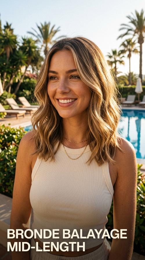 Bronde Balayage Mid-Length