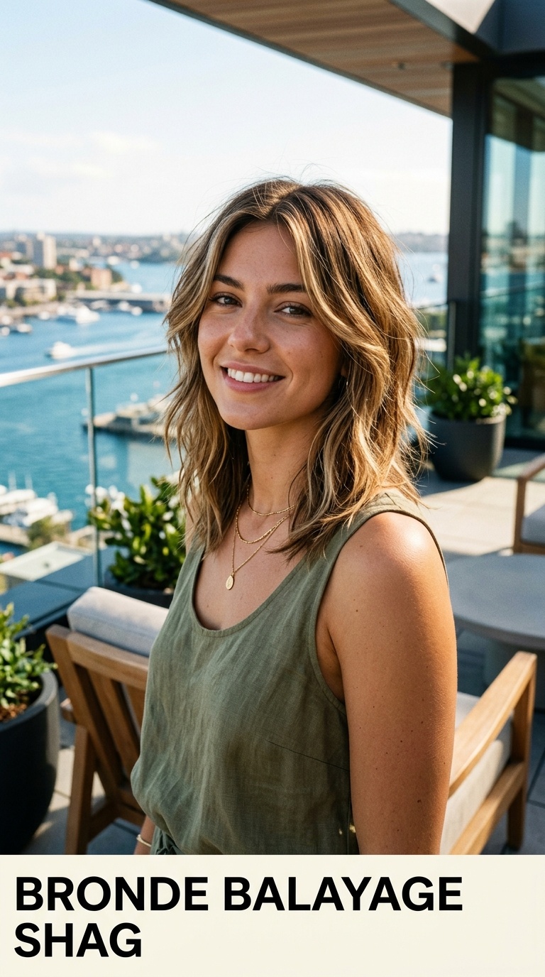 Bronde Balayage Shag