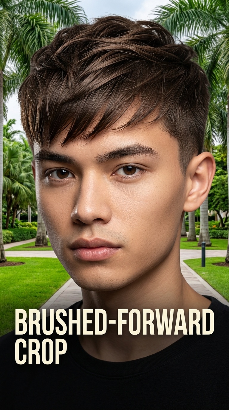 Brushed-Forward Crop