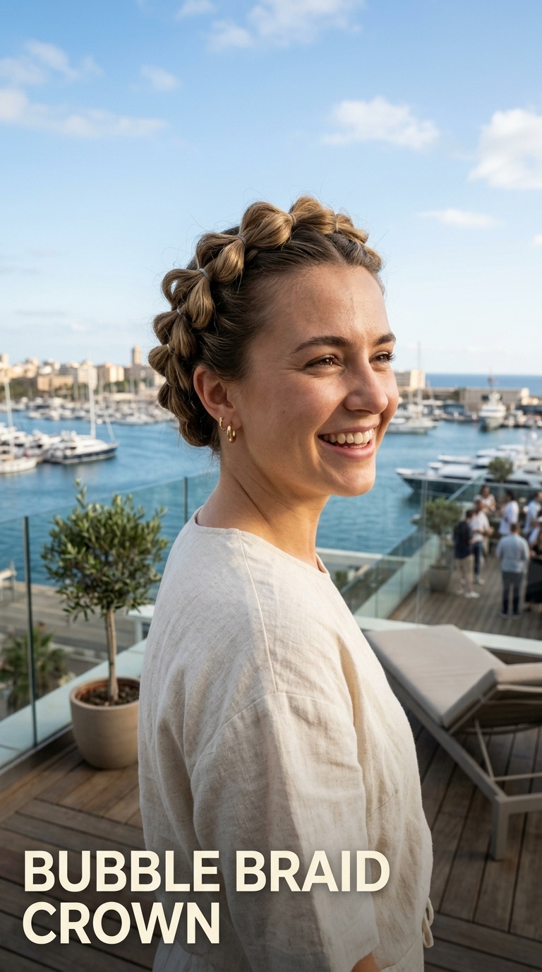Bubble Braid Crown