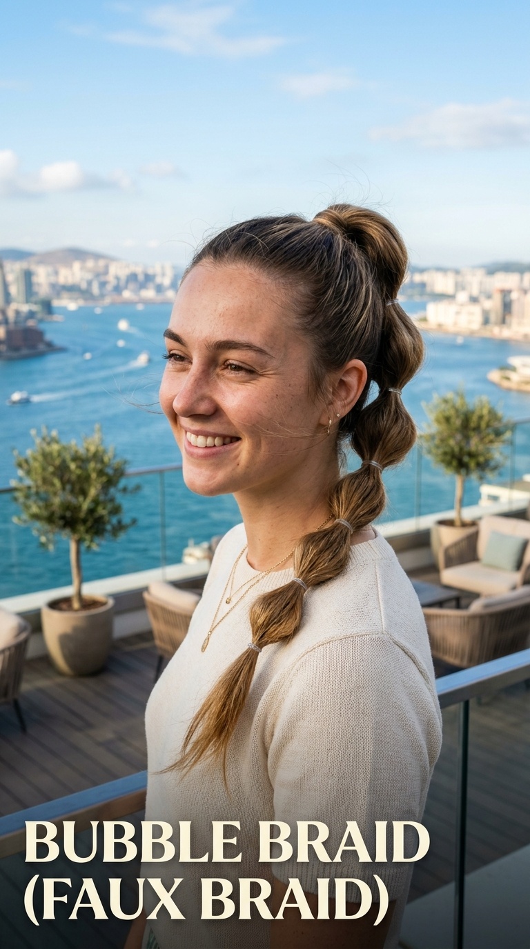 Bubble Braid (Faux Braid)