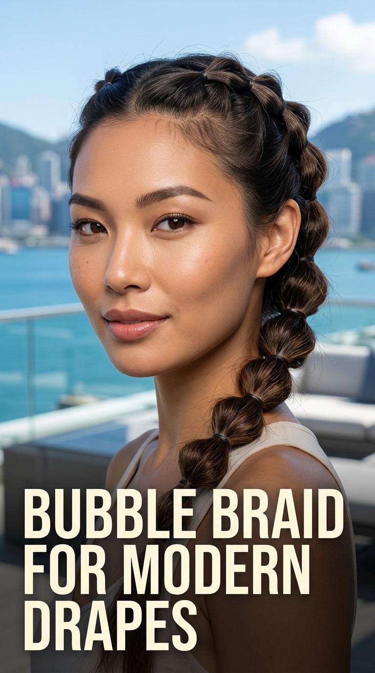 Bubble Braid for Modern Drapes