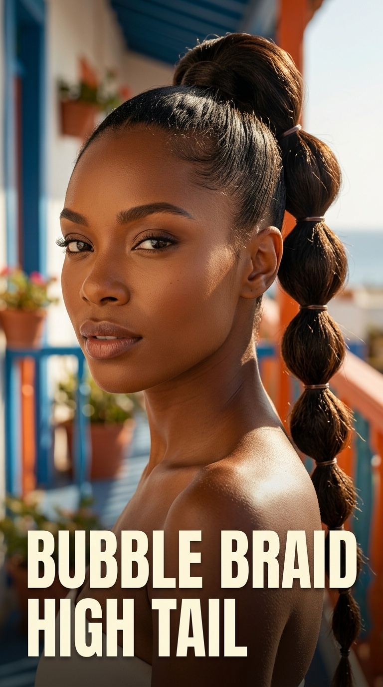 Bubble Braid High Tail