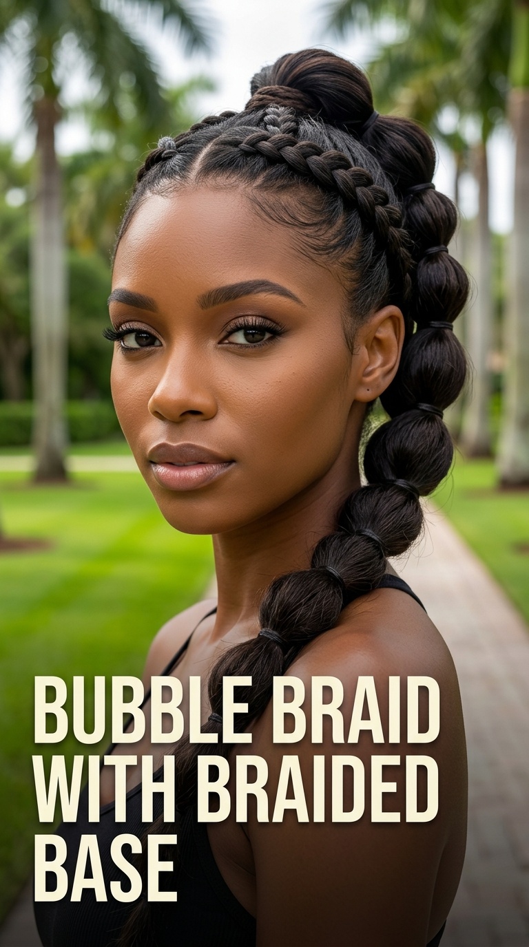 Bubble Braid with Braided Base