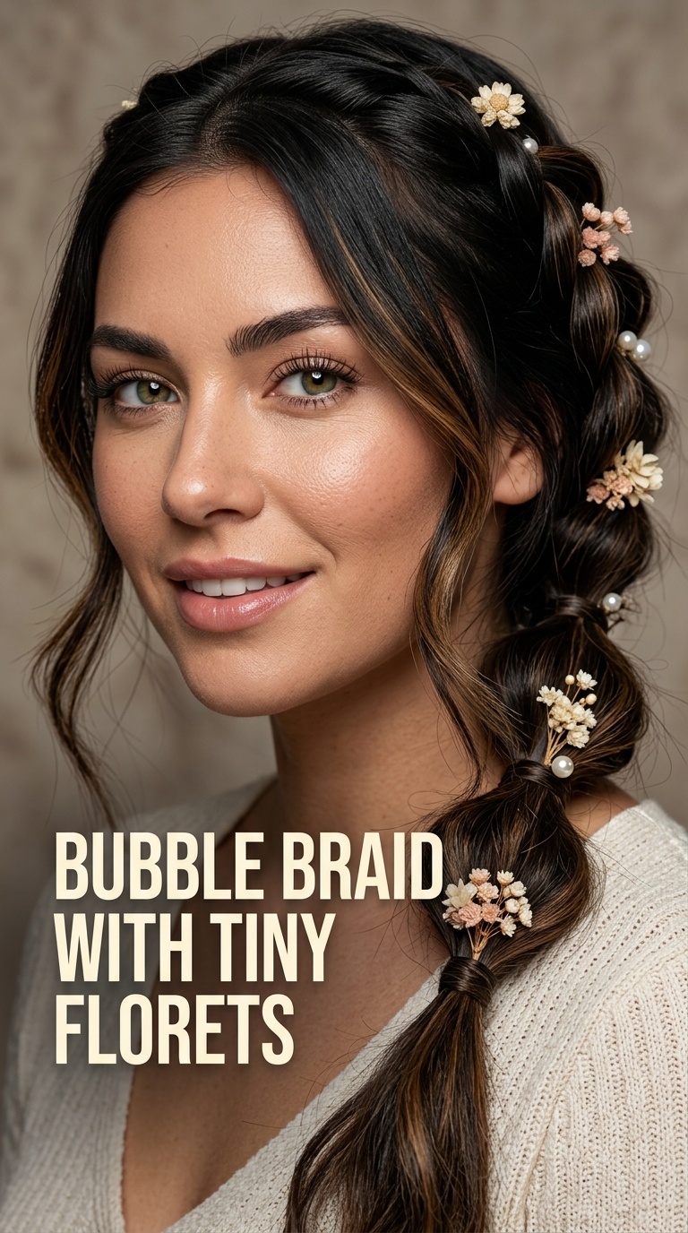 Bubble Braid with Tiny Florets