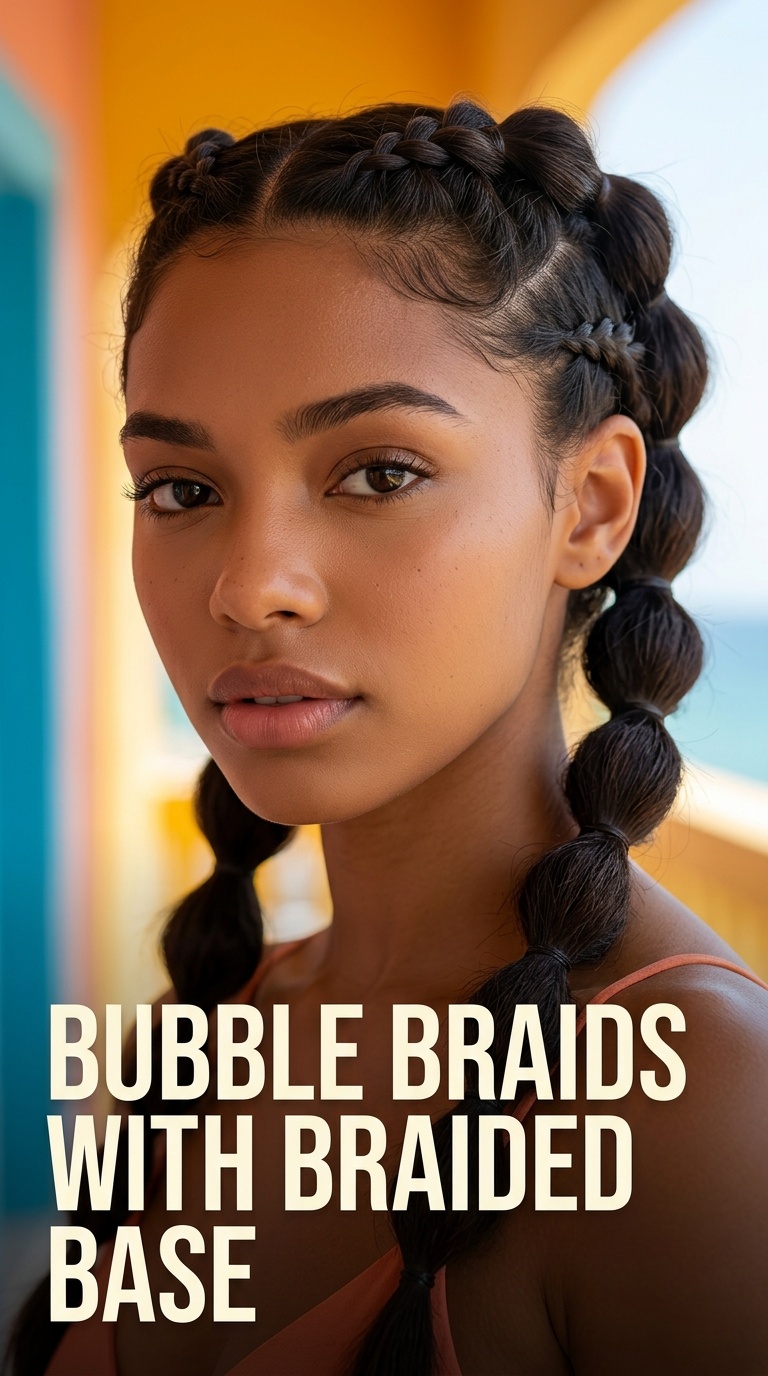 Bubble Braids with Braided Base
