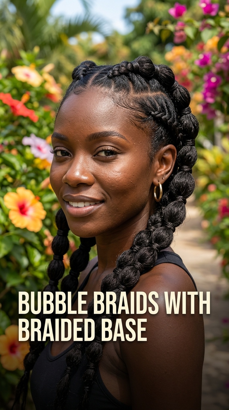 Bubble Braids with Braided Base
