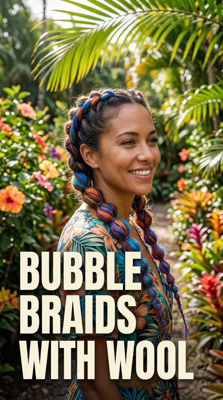 Bubble Braids with Wool