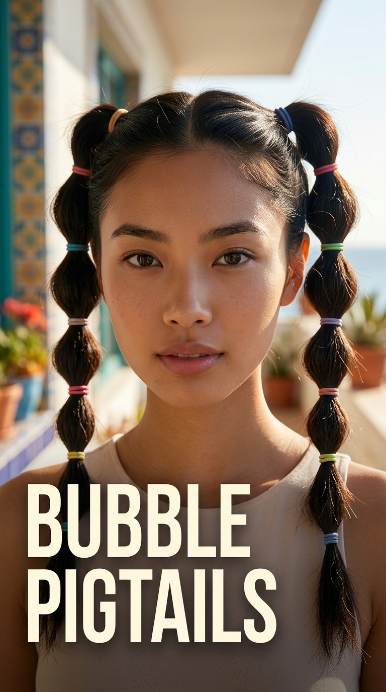 Bubble Pigtails