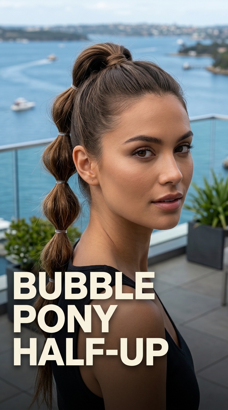 Bubble Pony Half-Up