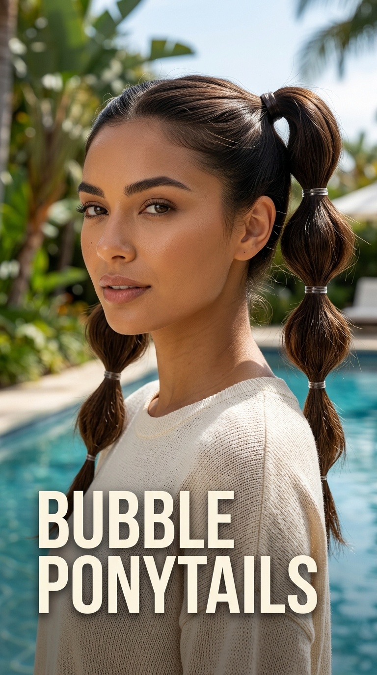 Bubble Ponytails