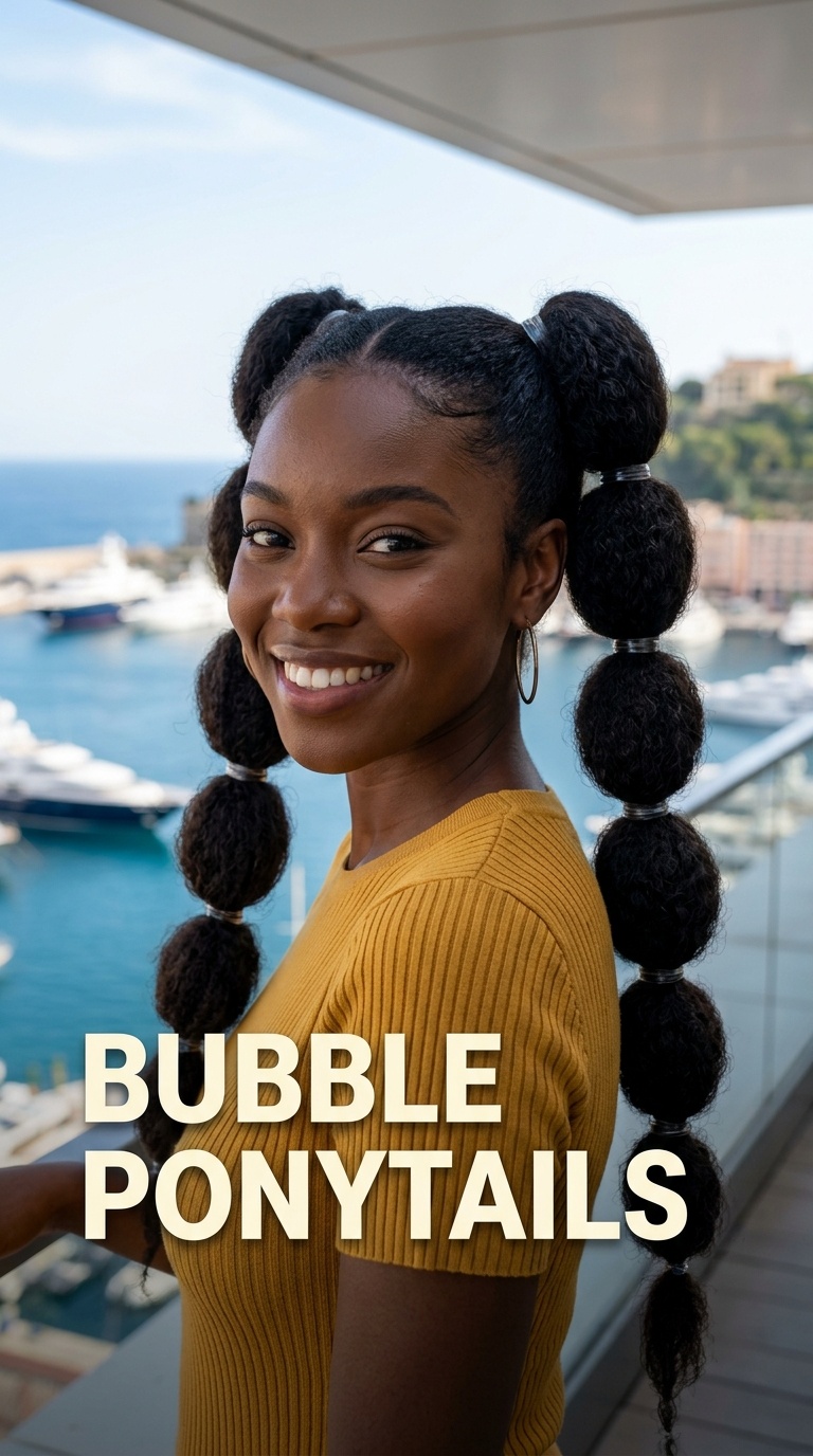 Bubble Ponytails