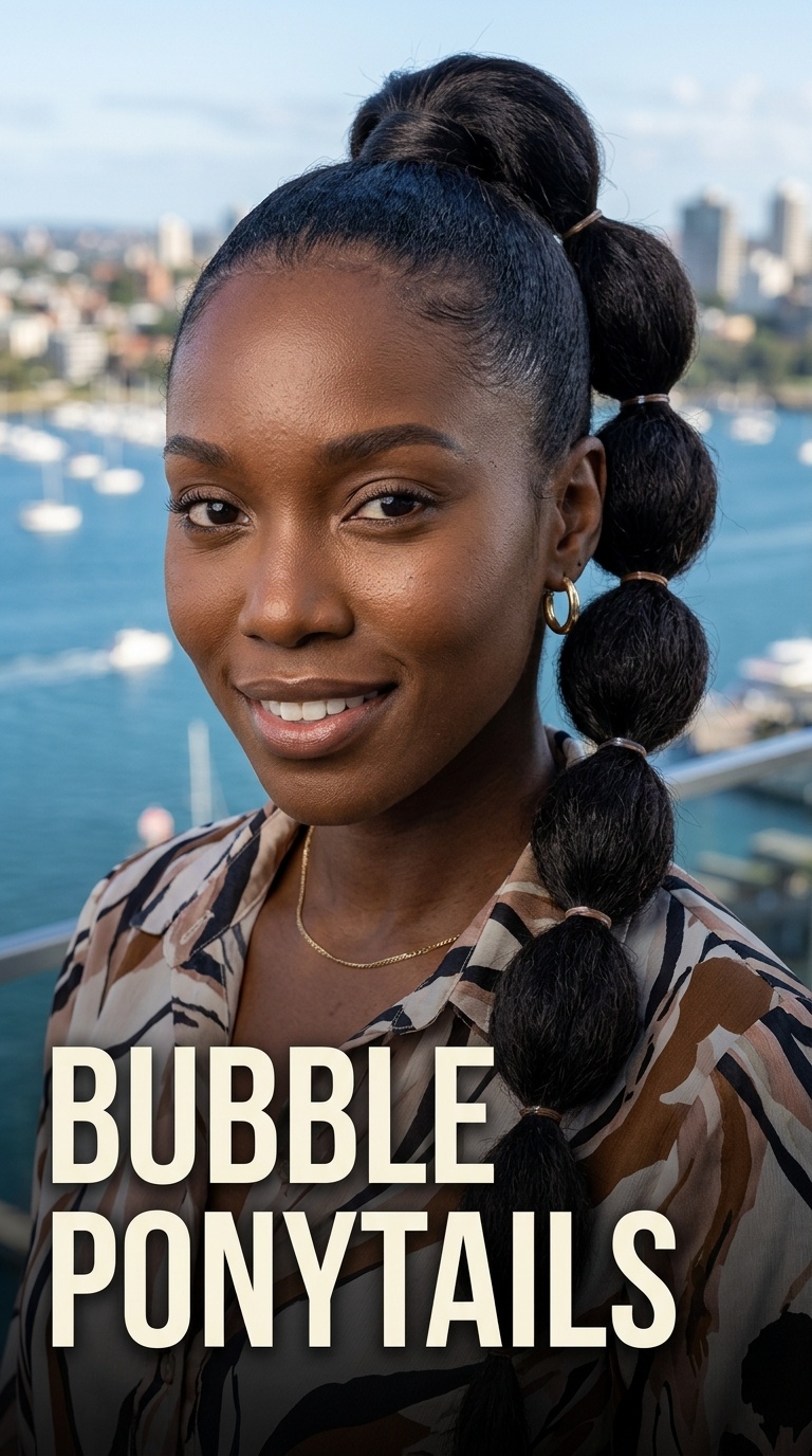 Bubble Ponytails