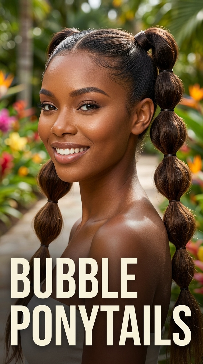 Bubble Ponytails