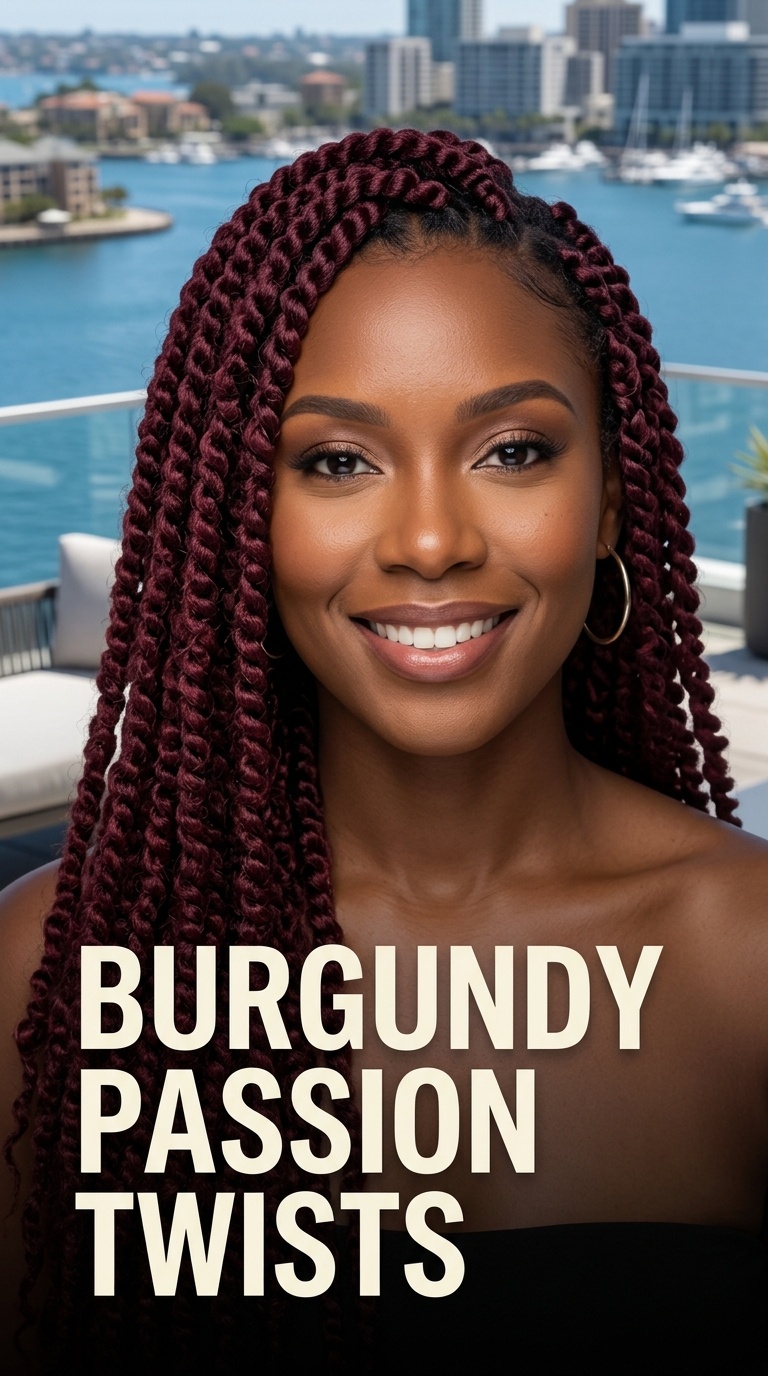 Burgundy Passion Twists
