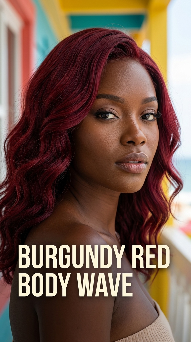 Burgundy Red Body Wave