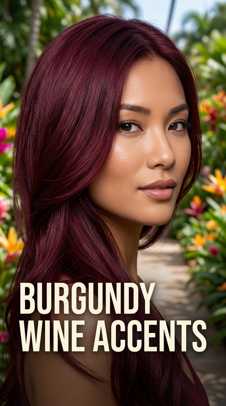 Burgundy Wine Accents