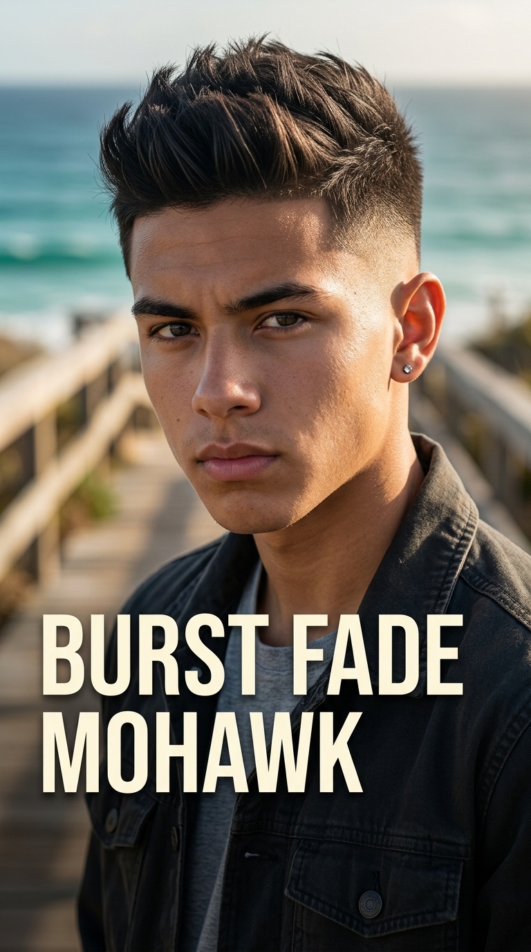 Burst Fade Mohawk