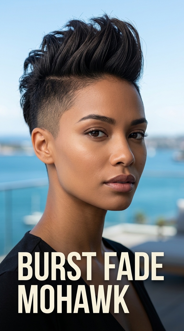 Burst Fade Mohawk