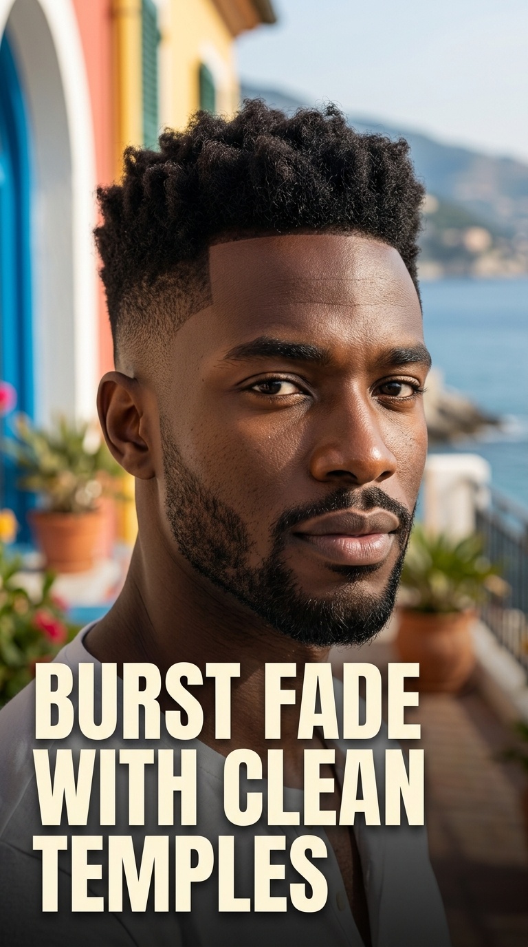 Burst Fade with Clean Temples