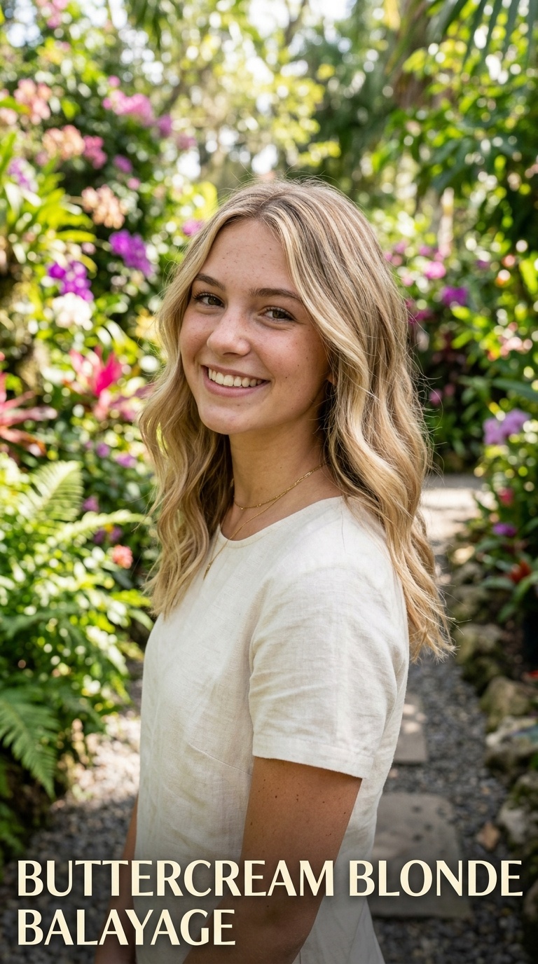 Buttercream Blonde Balayage