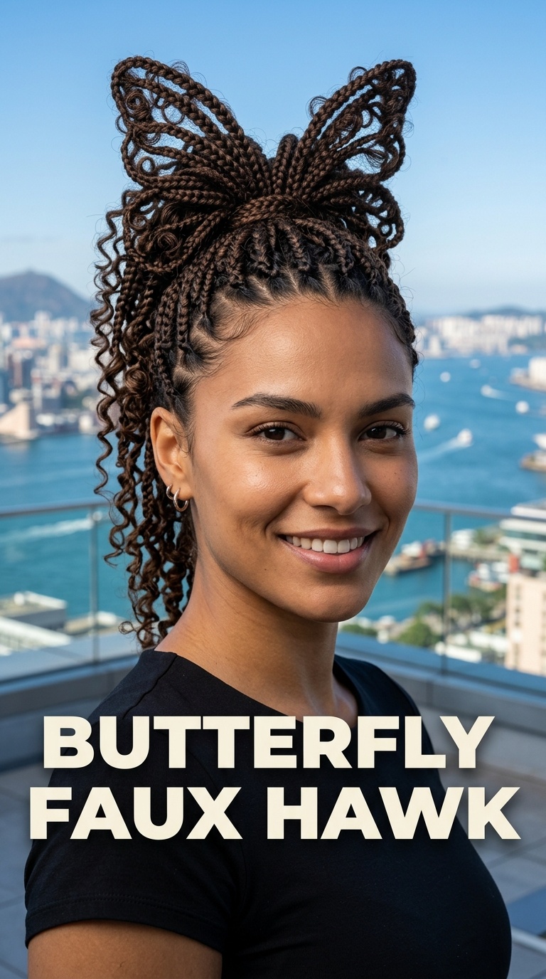 Butterfly Faux Hawk