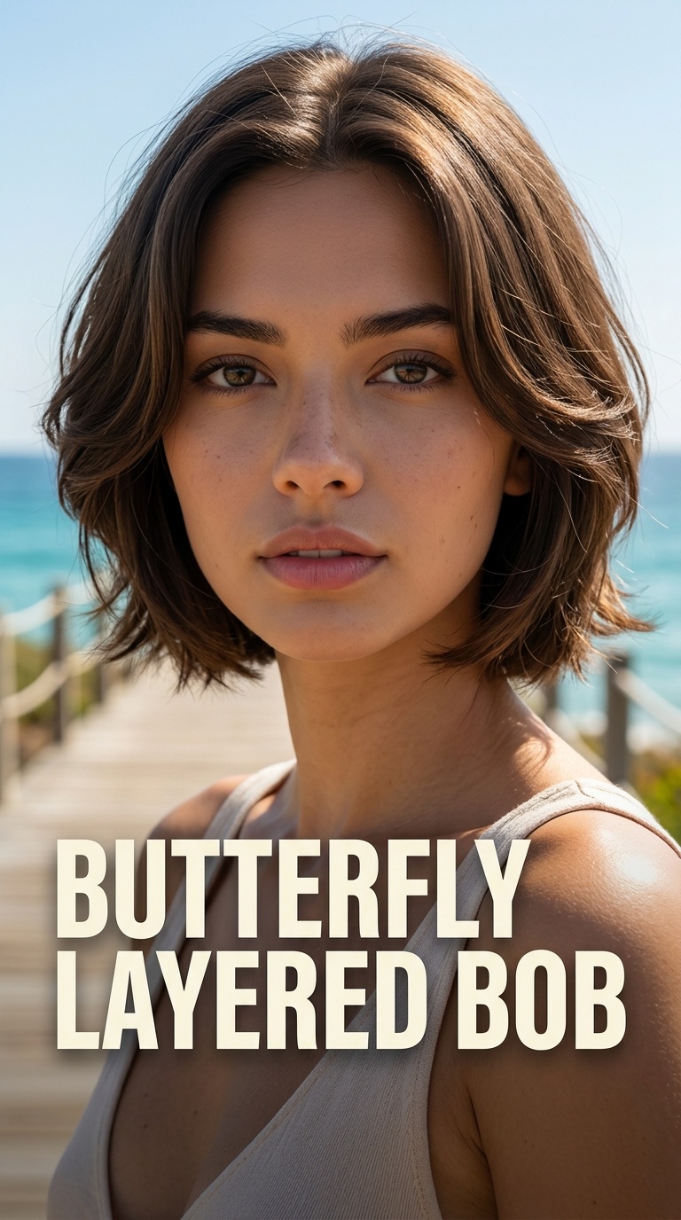Butterfly Layered Bob