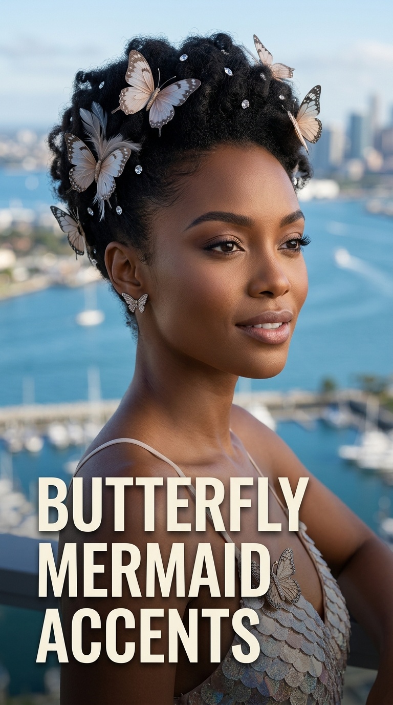 Butterfly Mermaid Accents