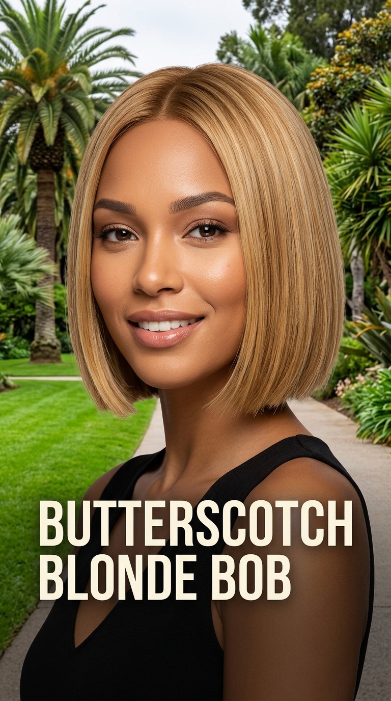 Butterscotch Blonde Bob