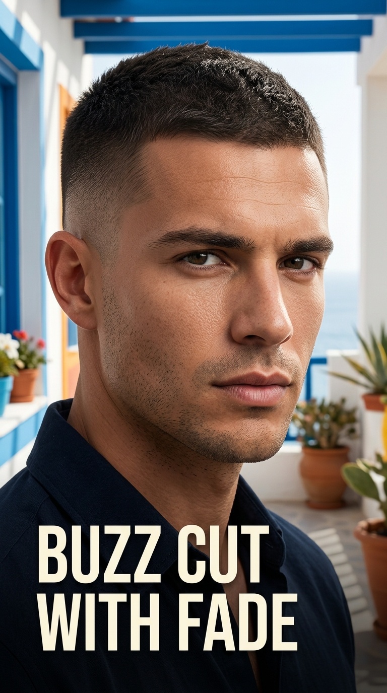Buzz Cut with Fade