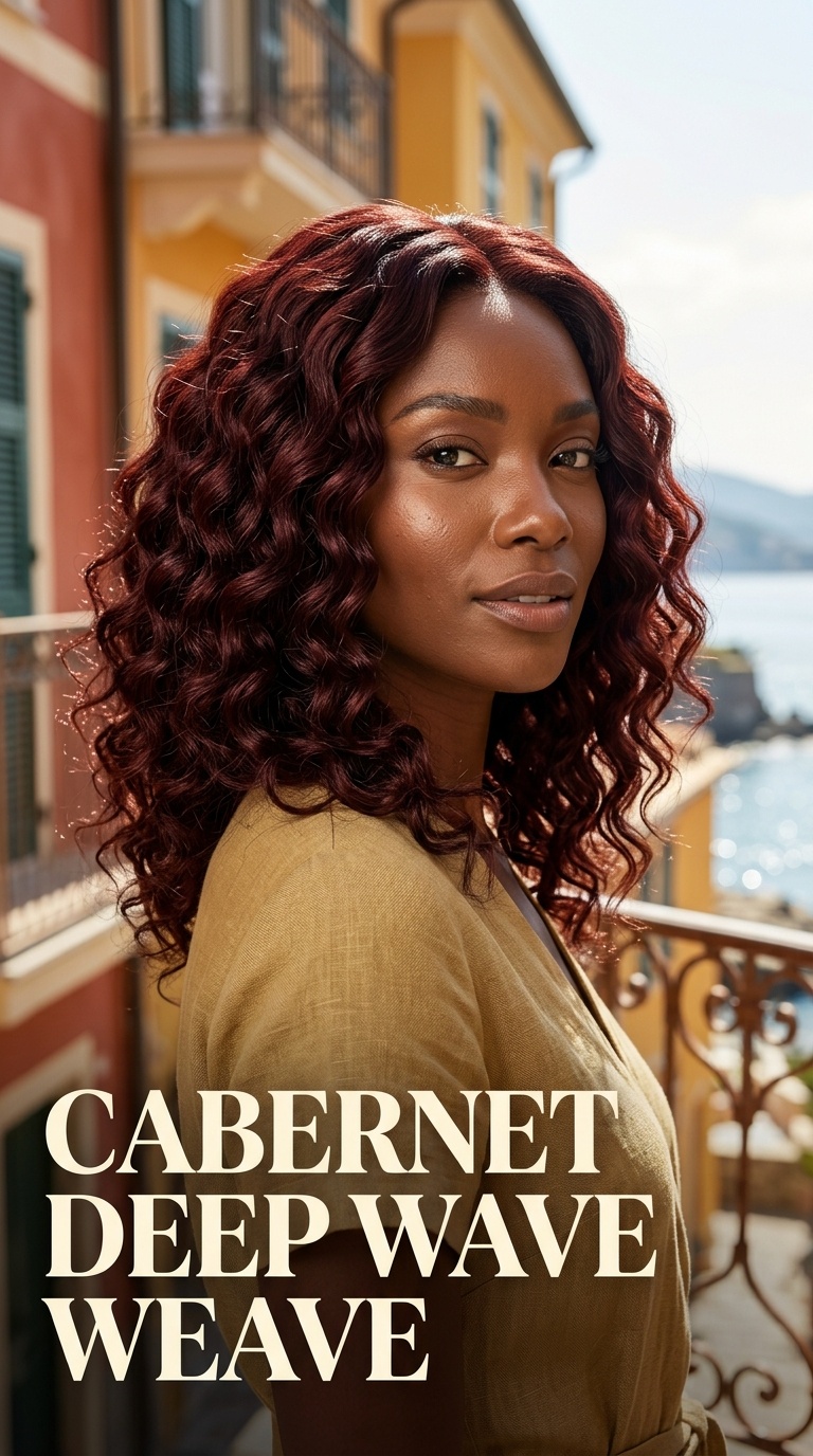 Cabernet Deep Wave Weave